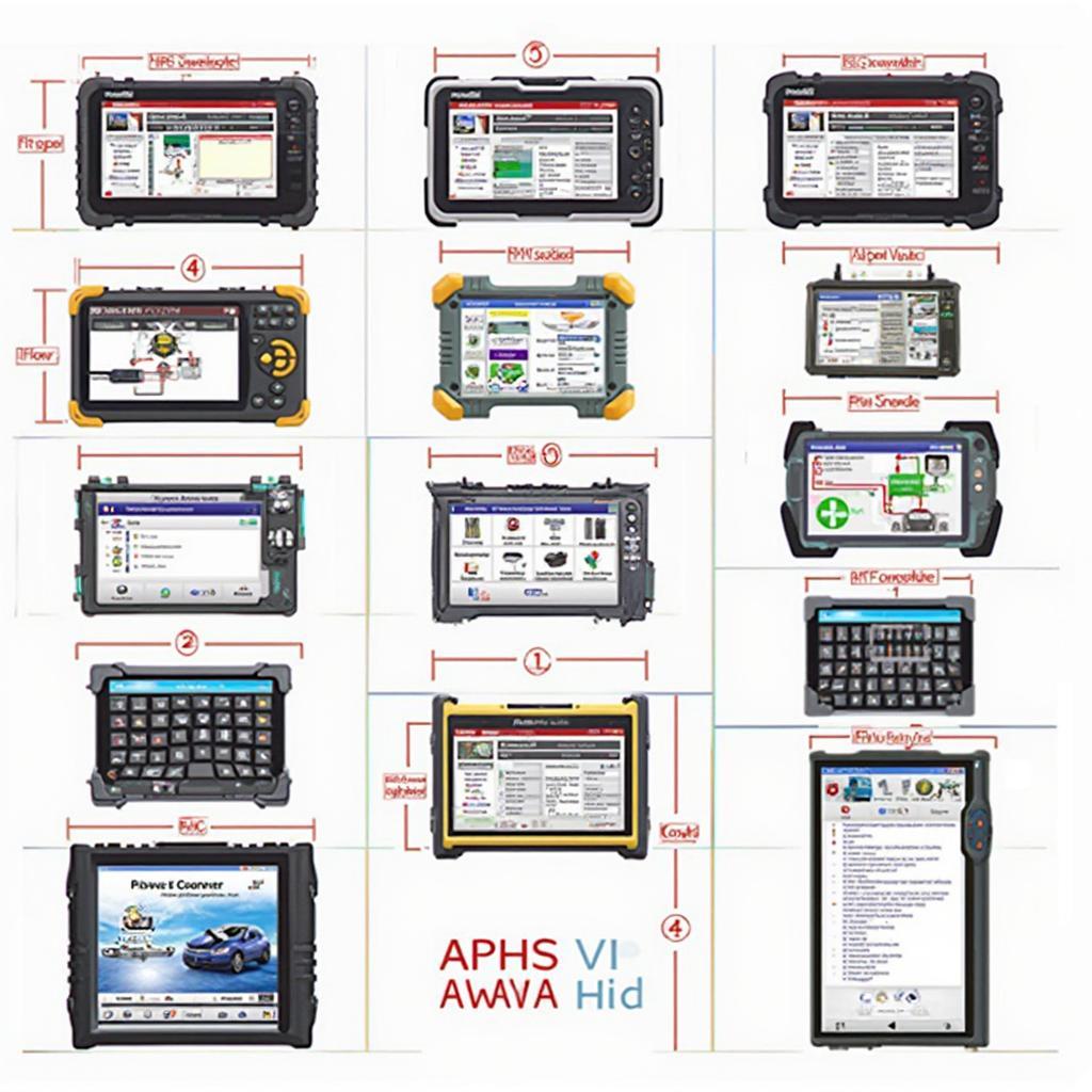 Variety of Foxwell OBD2 Scanners