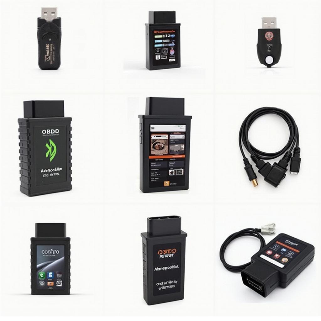 Various OBD2 Bluetooth Adapters