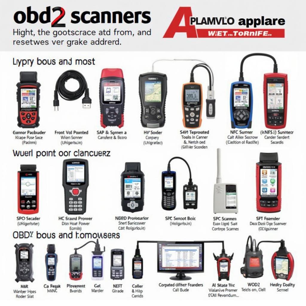 Various OBD2 Scanners for Diesel Trucks