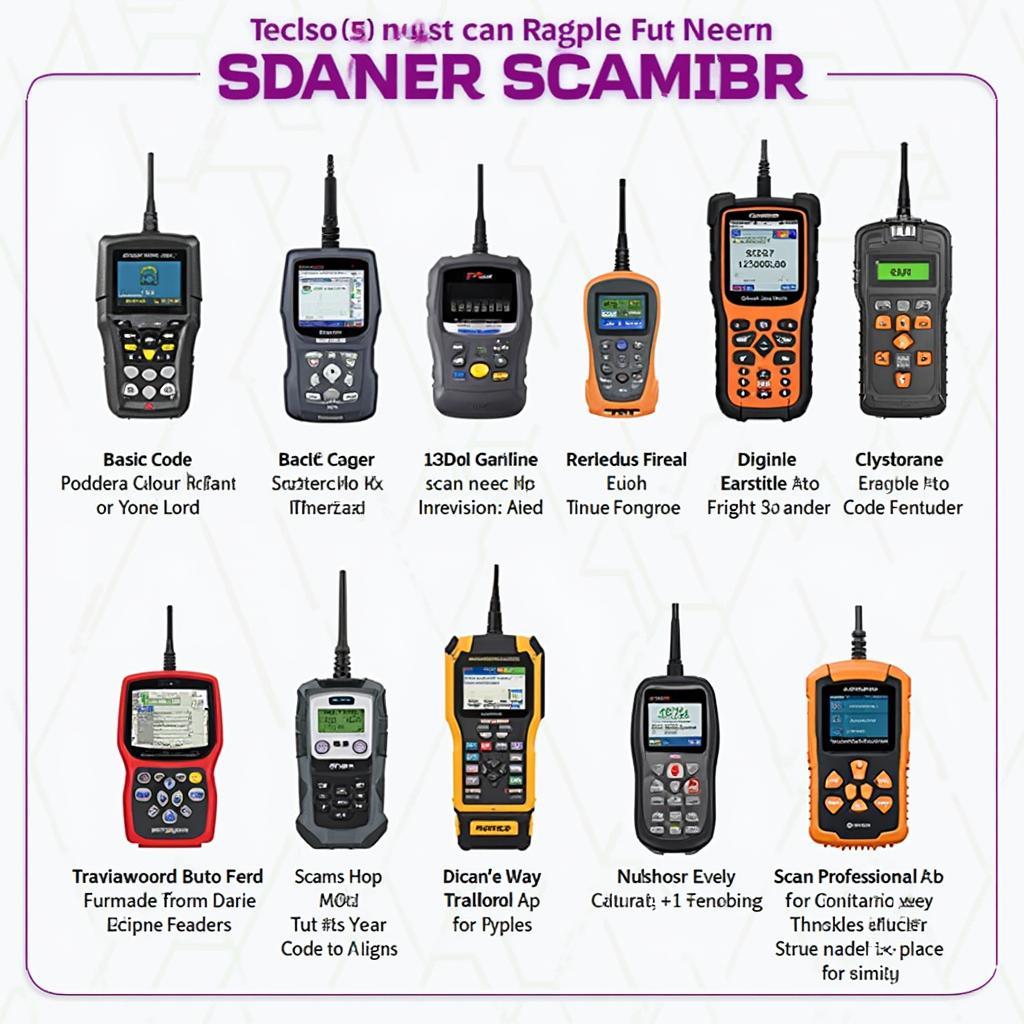 Various OBD2 Scanners available in the market