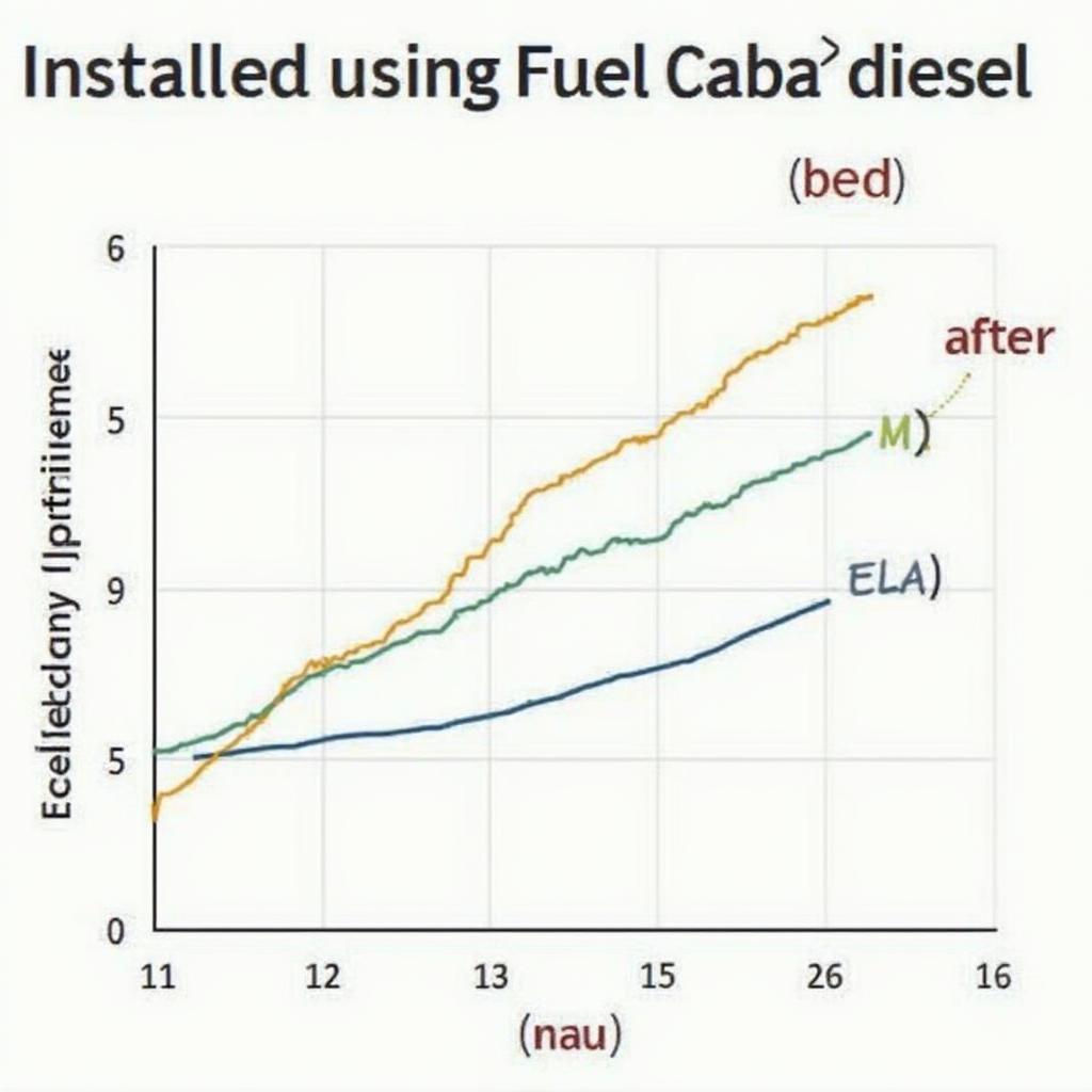 Eco OBD2 Diesel Device Fuel Efficiency Graph