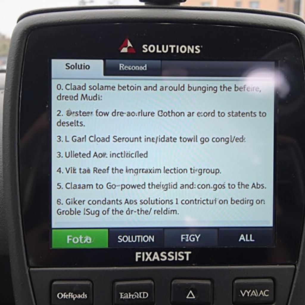 FixAssist Feature in Action on OBD2 Scanner