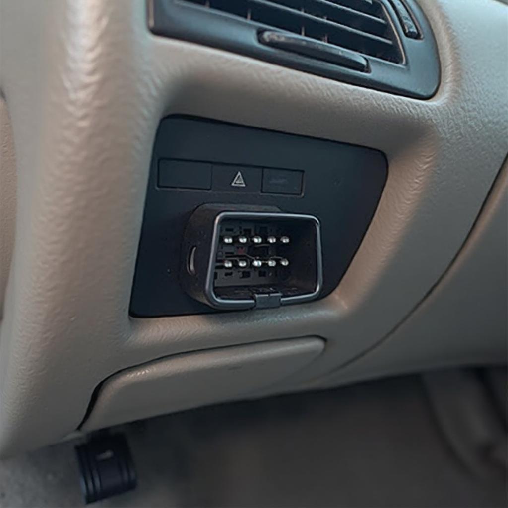 Location of the OBD2 Port in a Ford Crown Victoria