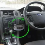 Ford Mondeo Mk3 OBD2 Port Location