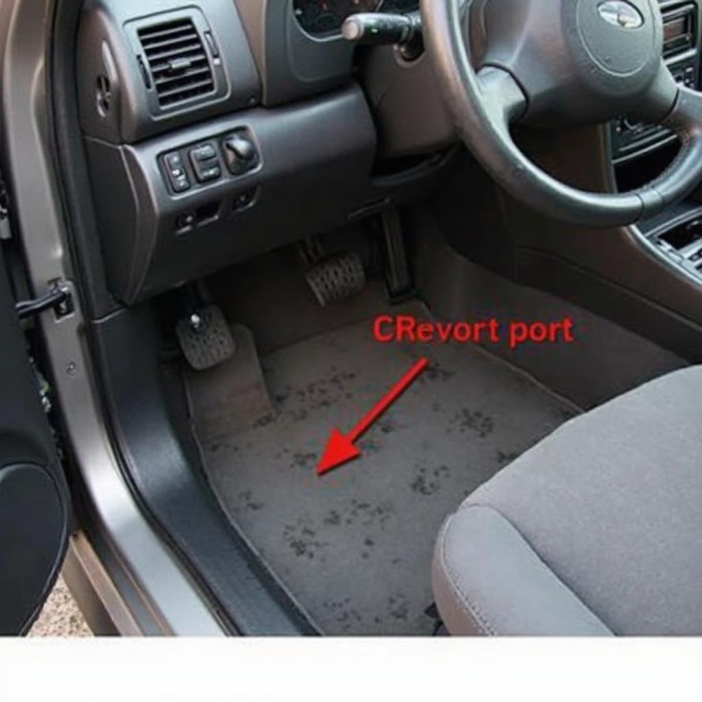 Subaru GC8 OBD2 Port Location