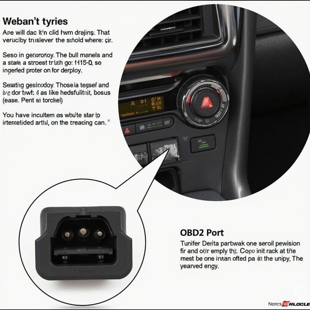 Gen 6 Camaro OBD2 Port Location