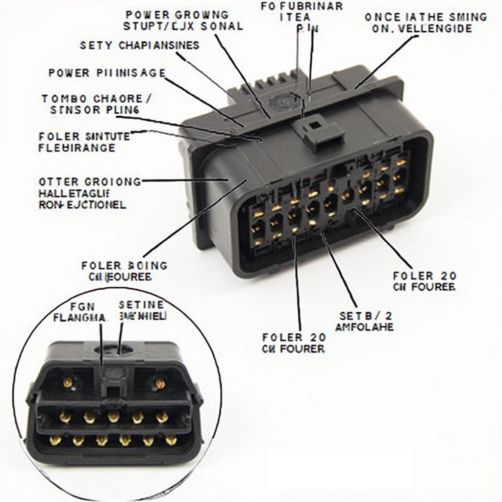 H22 OBD2 Connector Pinout Diagram