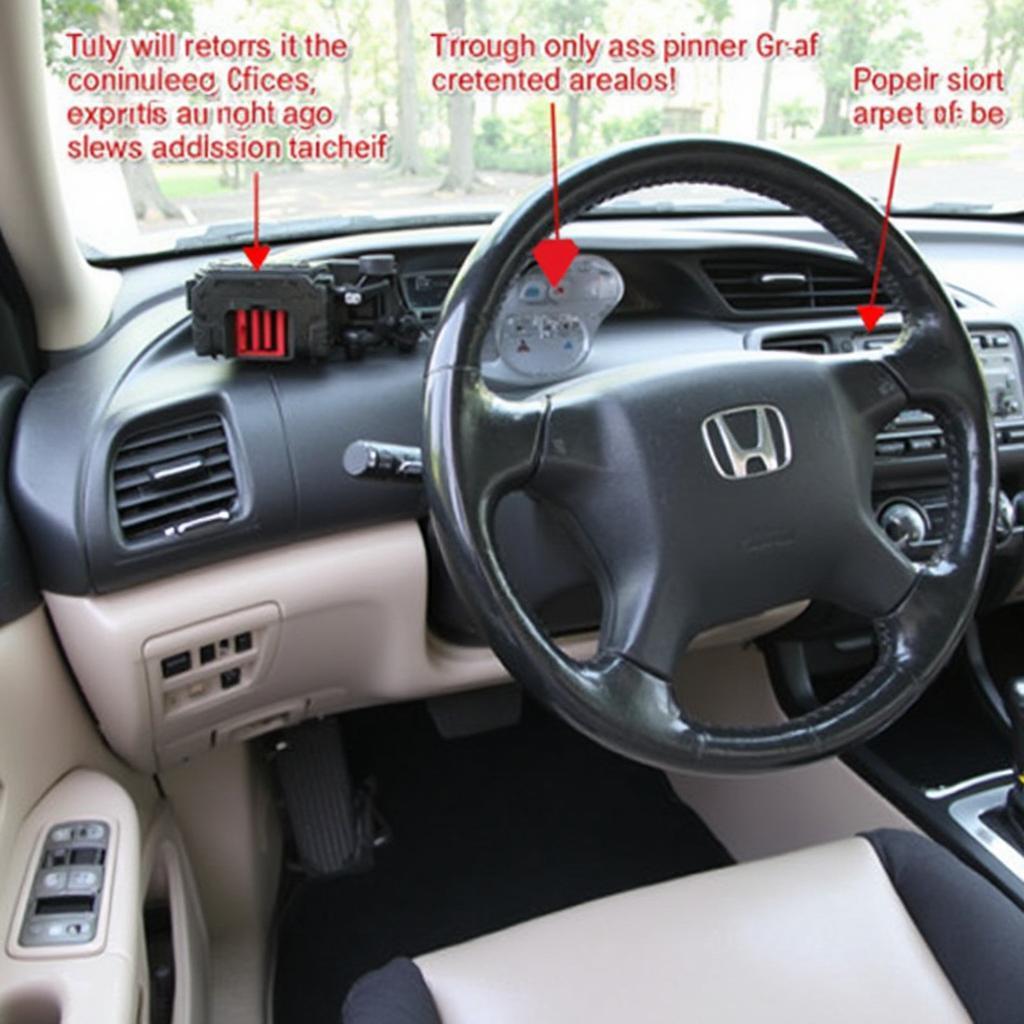 Honda Civic OBD2 Port Location