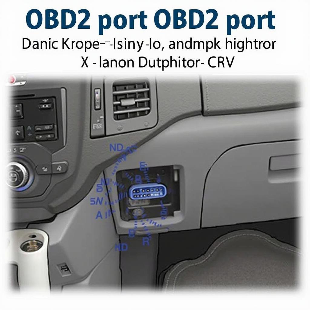 Locating the Honda CRV 2013 OBD2 Port: A Comprehensive Guide