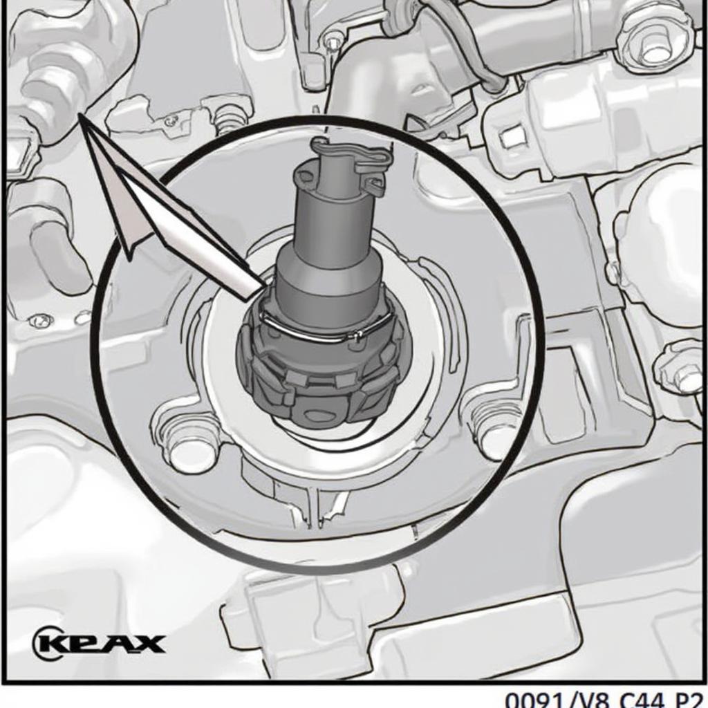 Honda CR-V Knock Sensor Location