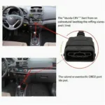 Honda CRV OBD2 Port Location