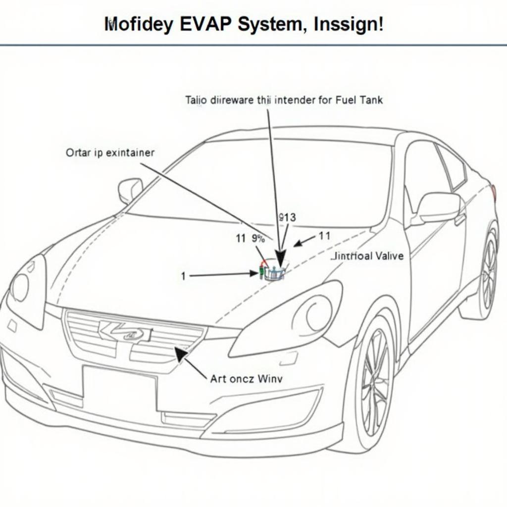 Hyundai Genesis Coupe EVAP System Diagram