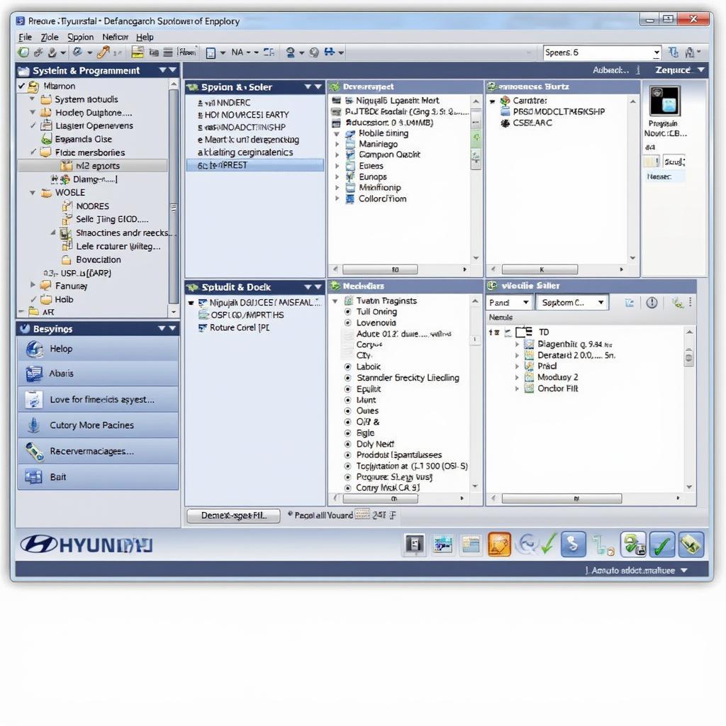 Hyundai OBD2 Dealer Software Main Interface