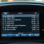 Hyundai OBD2 Scanner Display