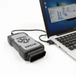 Innova 3150 OBD2 Connected to Laptop