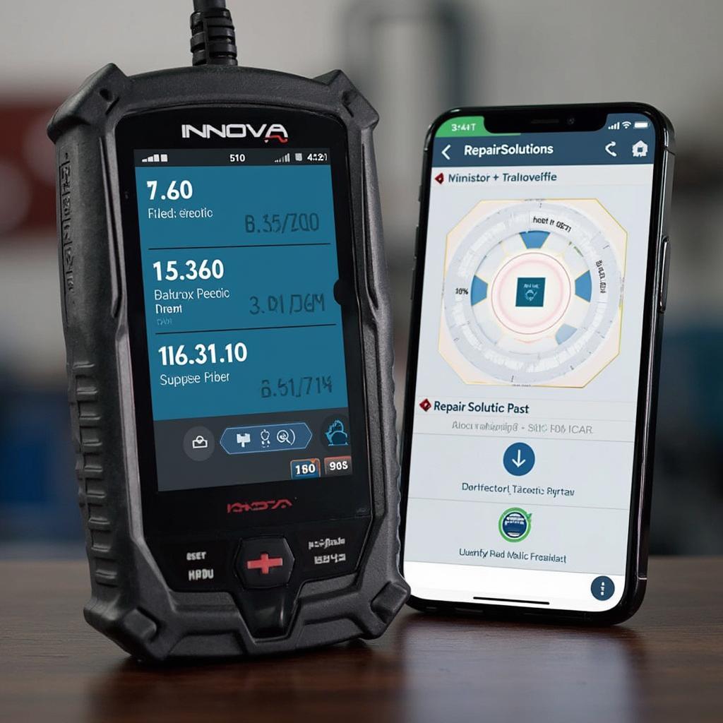 Innova 5610 OBD2 Bidirectional Scan Tool App Display