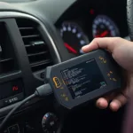 Innova OBD2 Code Reader Connected to Car