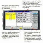 Analyzing Live Data on Innova 3120 Screen