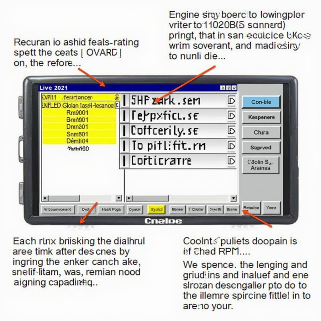 Analyzing Live Data on Innova 3120 Screen