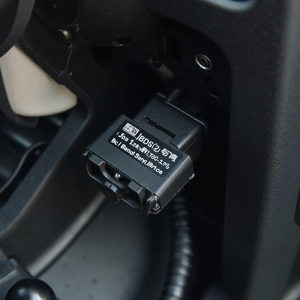 JBUS OBD2 Connector in a Japanese Car