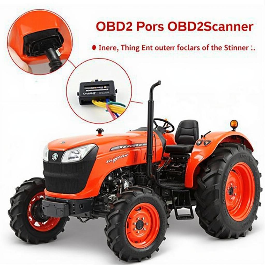 Connecting an OBD2 Scanner to a Kubota Tractor