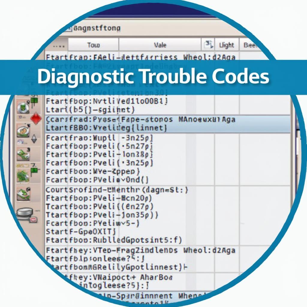 Launch CR529 OBD2 Scanner Displaying Codes