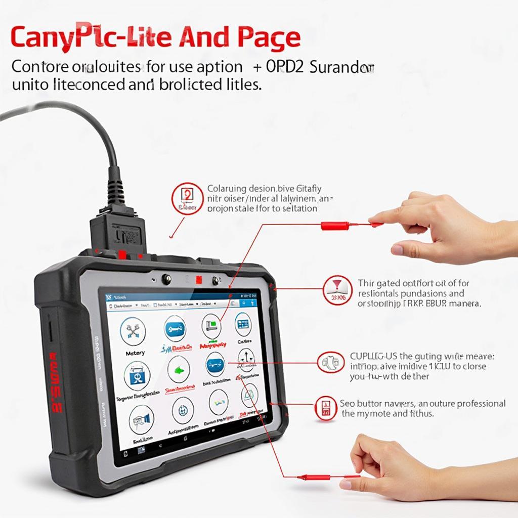 Launch CRP919X OBD2 Scanner Interface