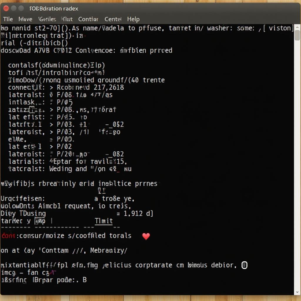 Linux terminal displaying OBD2 data