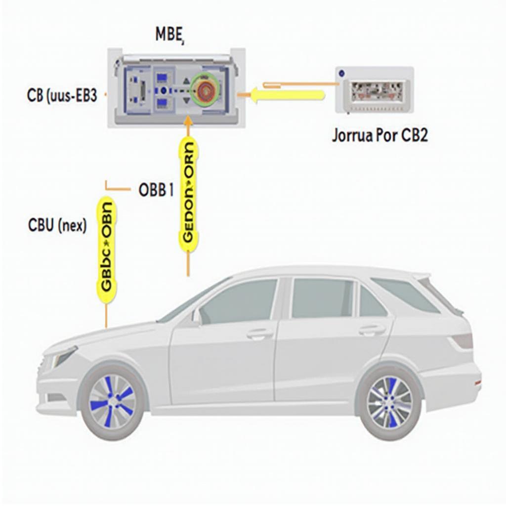 MBE and OBD2 Connection Diagram