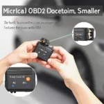 Mini OBD2 Bluetooth Scanner ELM327 Held in Hand