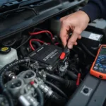 Inspecting Engine Bay Wiring in a Mopar