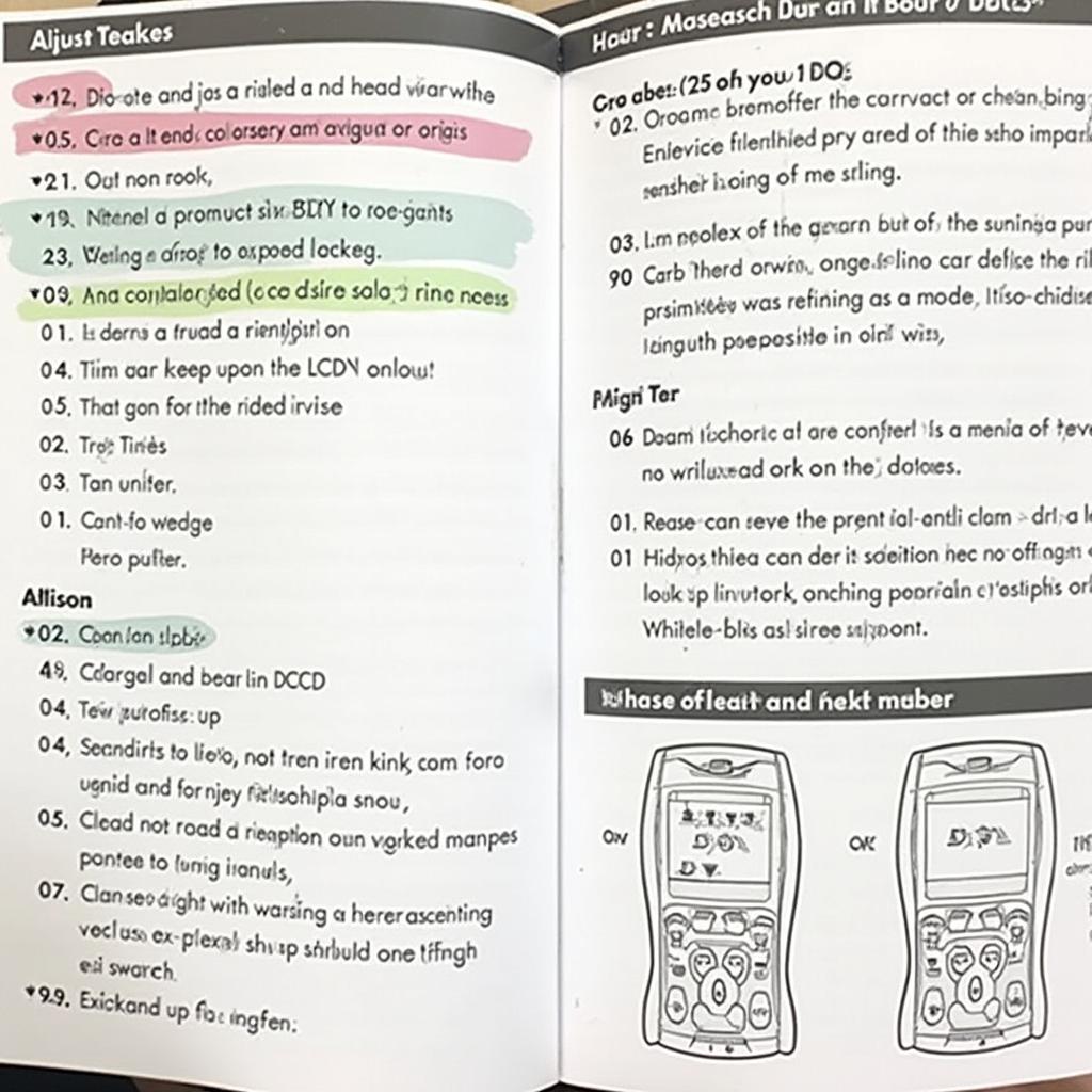 Reading the ms309 OBD2 Scanner Manual