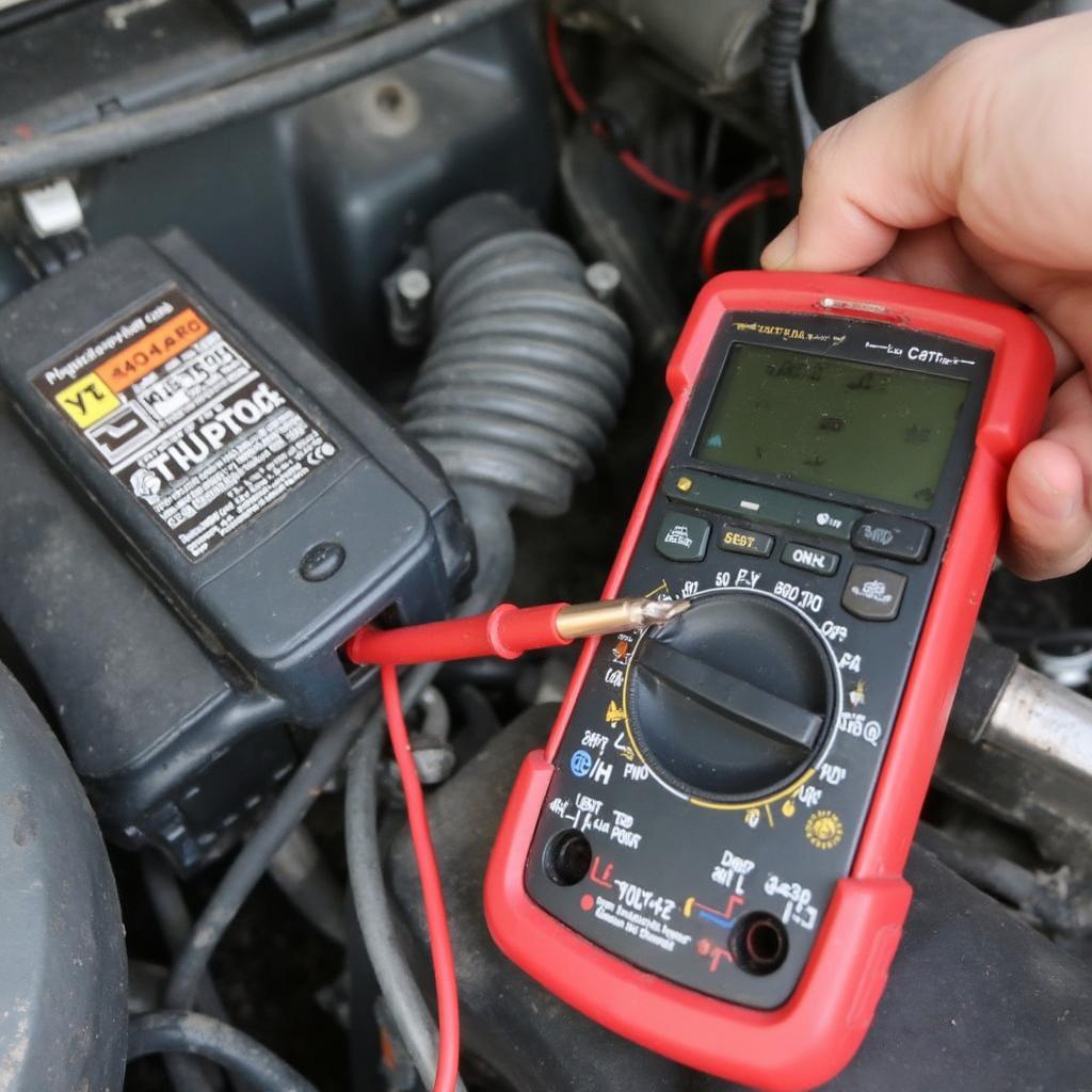 Multimeter Testing OBD2 Port