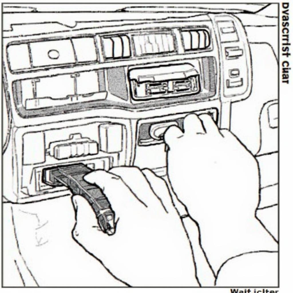 1997 Nissan Pathfinder OBD2 Port Location