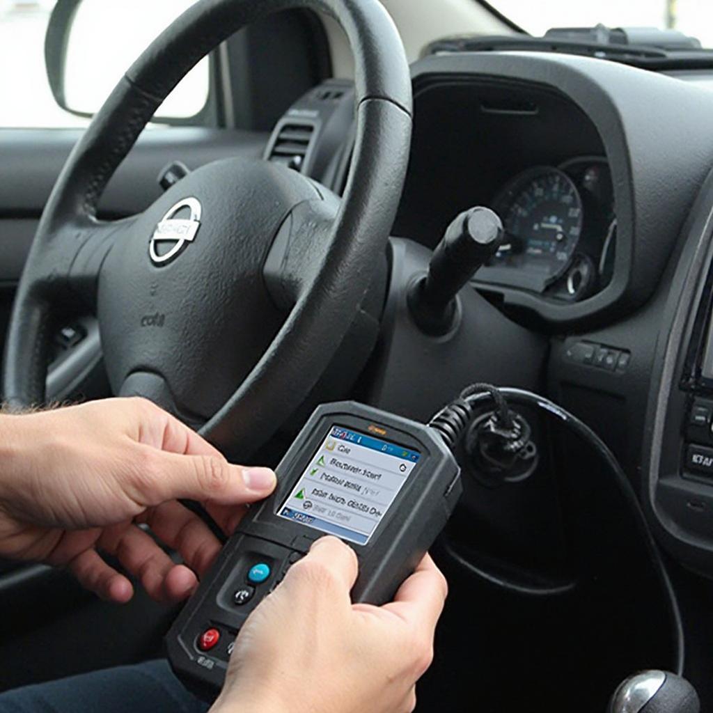 Using an OBD2 Code Reader on a Nissan Xterra