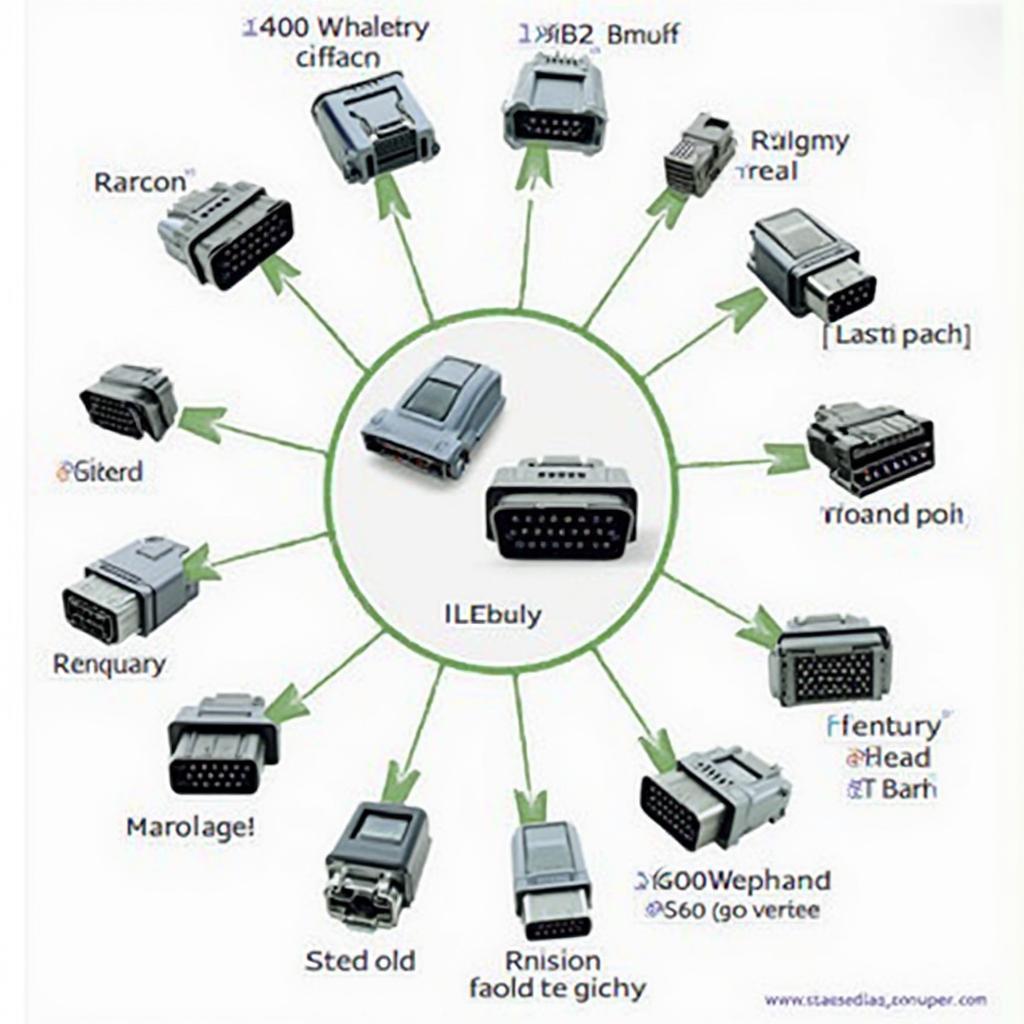 Various OBD1 Connector Types