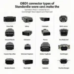 Various OBD1 Connector Types