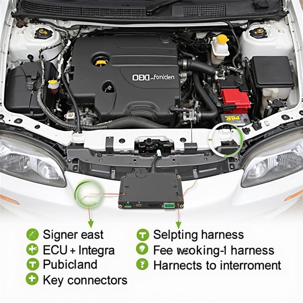 OBD1 ECU Installation in Integra