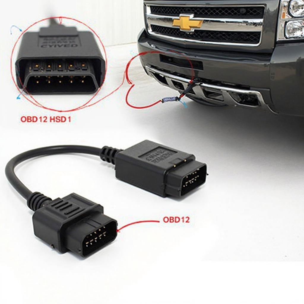 OBD1 to OBD2 Adapter for Chevrolet Truck