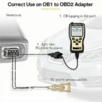 Using an OBD1 to OBD2 Adapter for Diagnostics