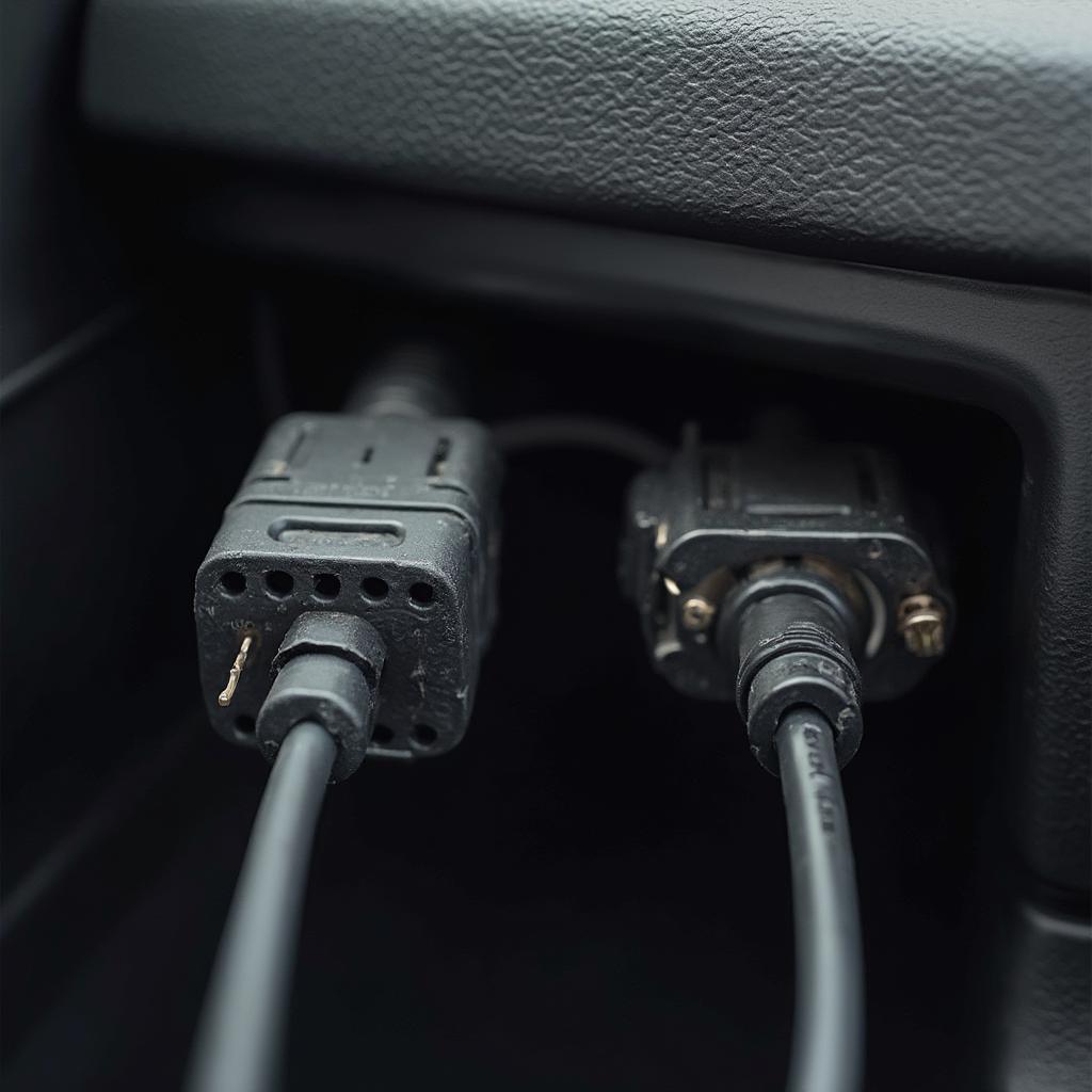 OBD1 and OBD2 Connector Comparison in a BMW