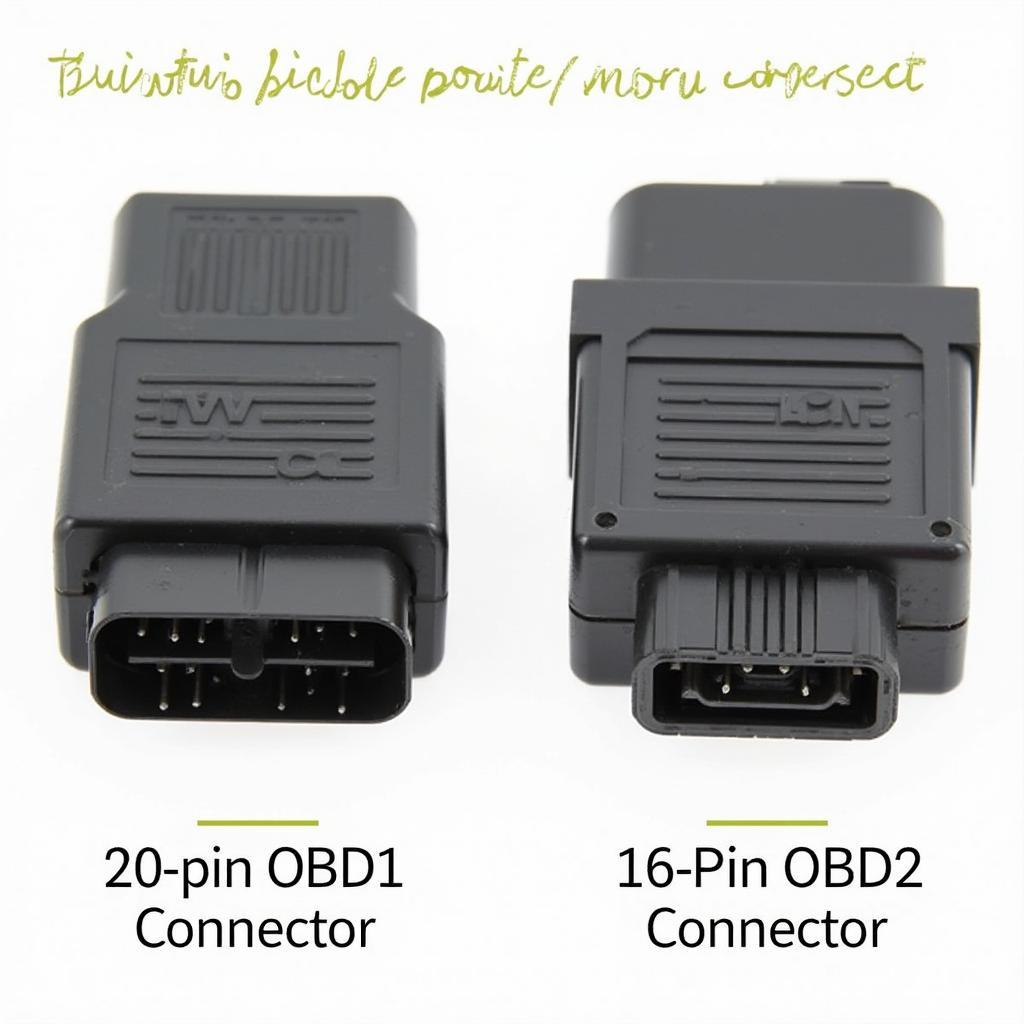 OBD1 vs. OBD2 Connectors