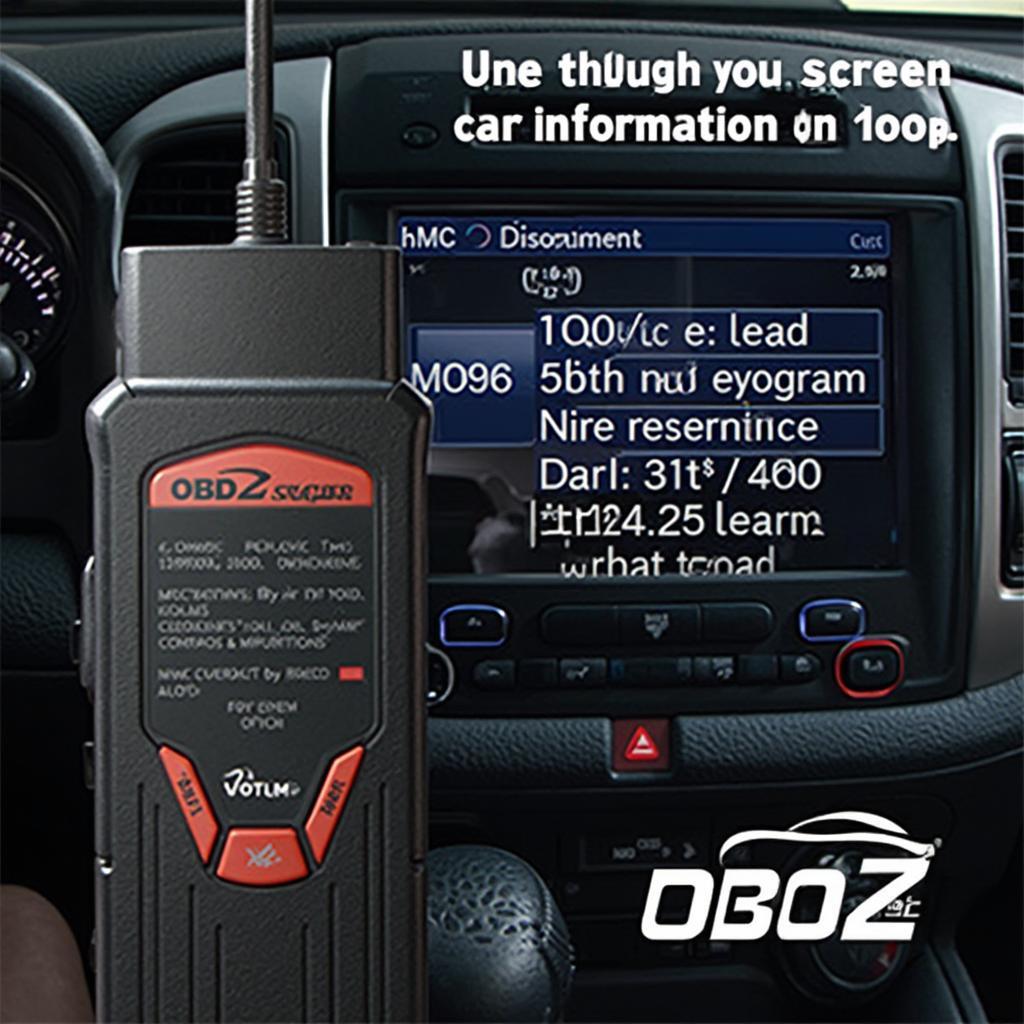 OBD2 98568 Displaying a Diagnostic Trouble Code