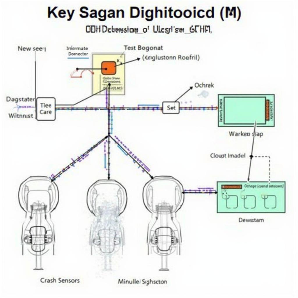 OBD2 Airbag System Components Diagram