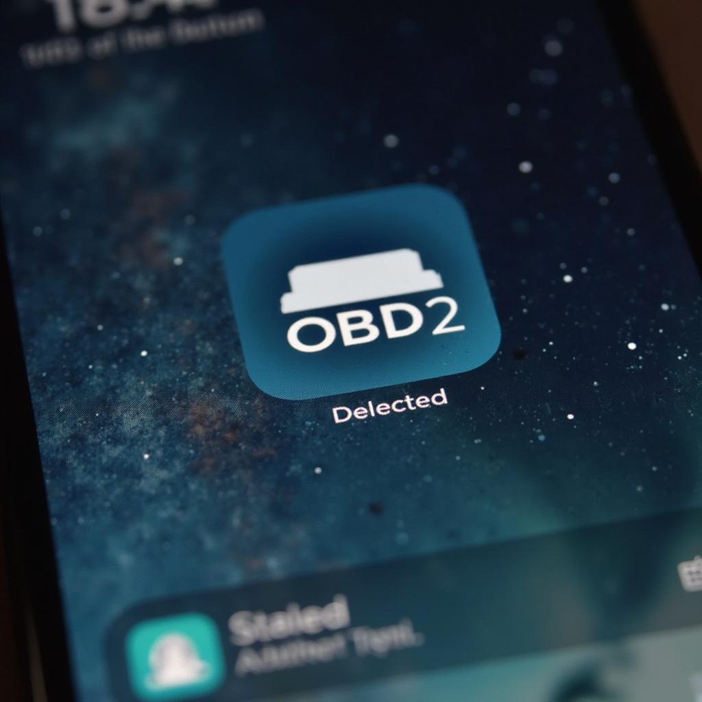 OBD2 App Deleted Icon