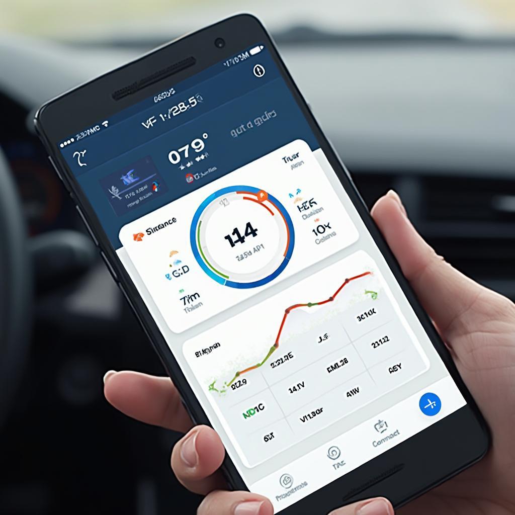 OBD2 App Dashboard on iOS