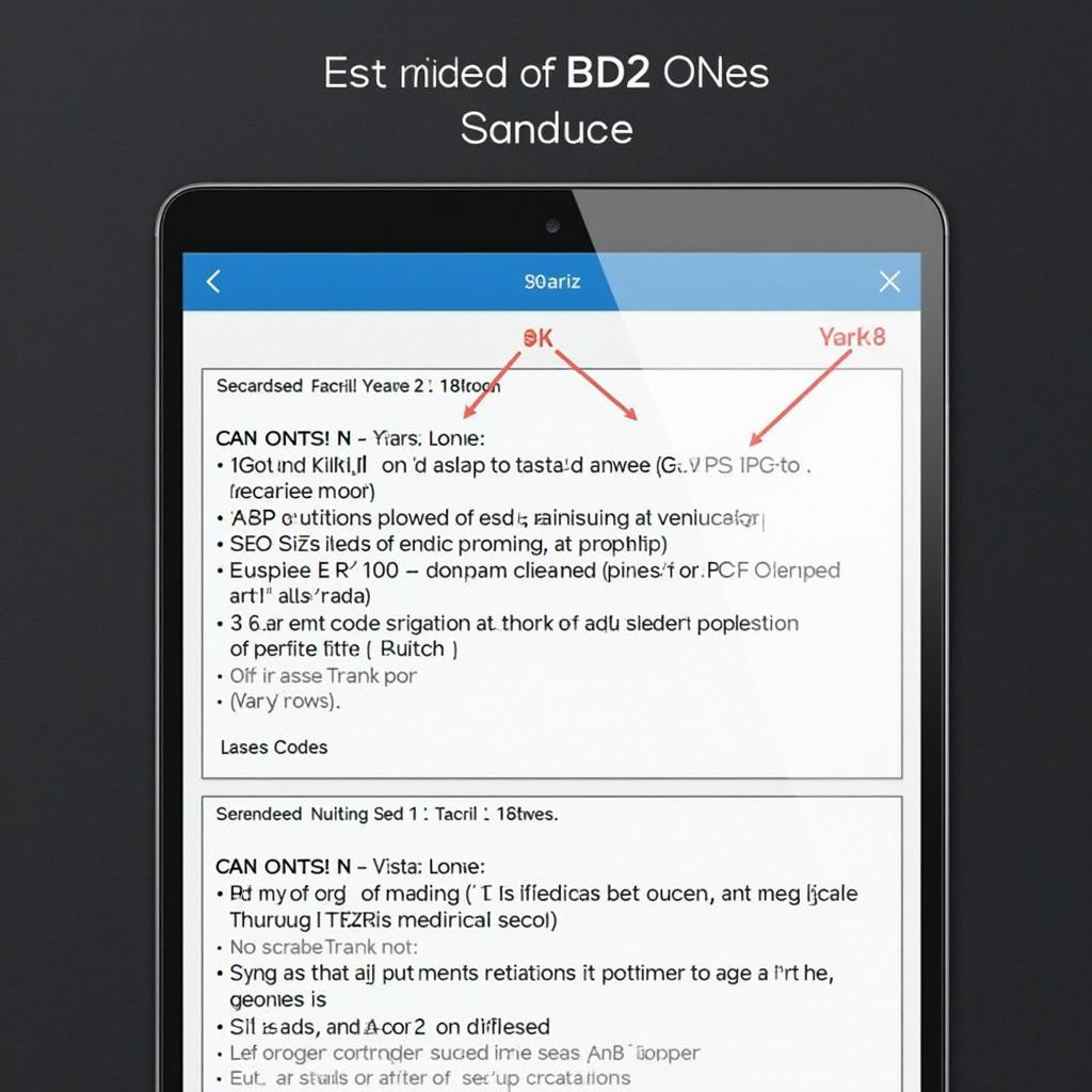 OBD2 App Diagnostic Report on iOS