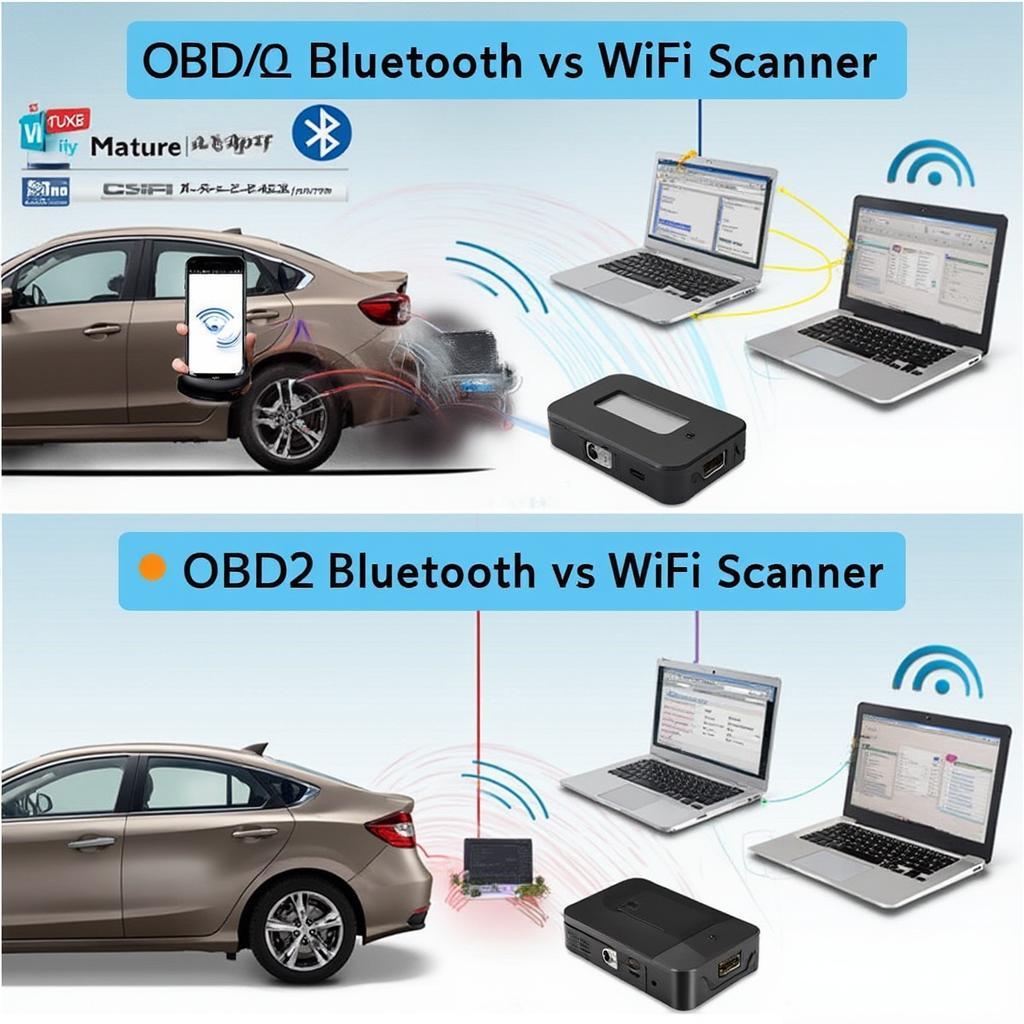 OBD2 Bluetooth vs WiFi Range Comparison