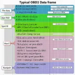 OBD2 CAN Protocol Data Frame Structure