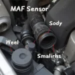 OBD2 Code P0102 MAF Sensor Location